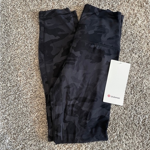 Lululemon Align Pants II 25” Incognito Camo Multi Grey - Picture 1 of 4